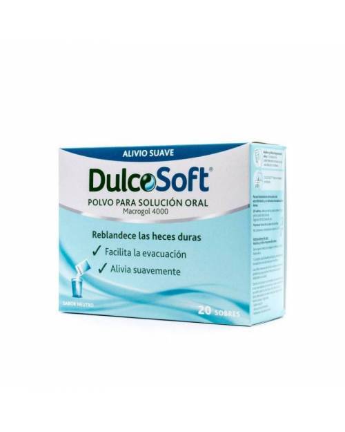 Dulcosoft Alivio Suave Polvo para Solución Oral 20 Sobres